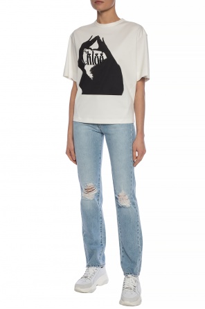 Logo-printed t-shirt, zdjęcie 2 Logo-printed t-shirt od Chloe